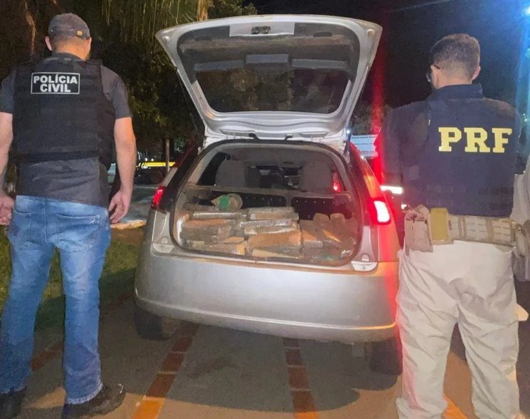 Nova Andradina: Polícia Civil e Polícia Rodoviária Federal apreendem mais de 380 kg de drogas