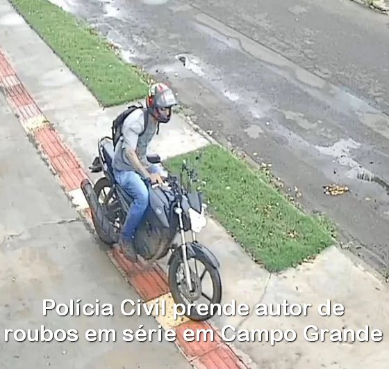Polícia Civil prende autor de roubos em série em Campo Grande