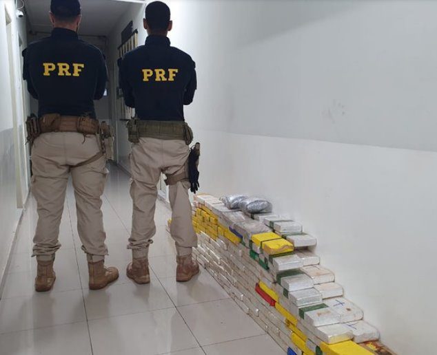 Droga saiu da Bolívia rumo a Capital: PRF apreende 250 kg de cocaína em Corumbá