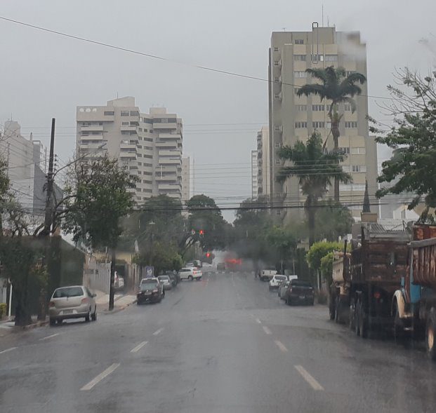 Tempo: Probabilidade de chuvas em grande parte de Mato Grosso do Sul nesta quarta-feira (20)