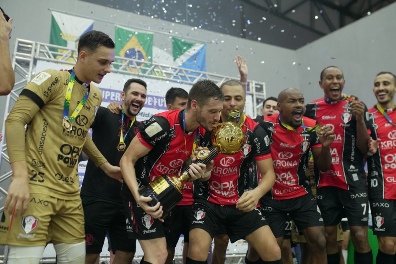 Maracaju: Joinville conquista a Supercopa Masculina de Futsal e se garante na Libertadores