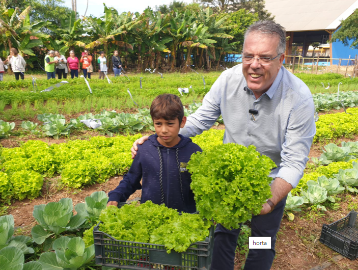 Ponta Porã: Horta comunitária de Sanga Puitã realizou primeira colheita