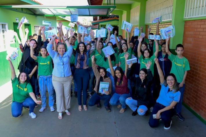 Agems leva educação ambiental para mais de 1.000 alunos em Aparecida do Taboado