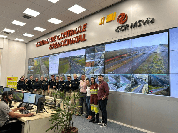 PRF realiza visita técnica ao Centro de Controle Operacional da CCR MS Via