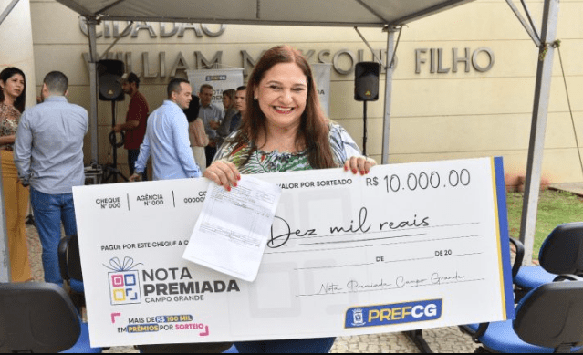Prefeitura entrega R$ 115 mil em prêmios da 1ª Nota Premiada de Campo Grande 2023