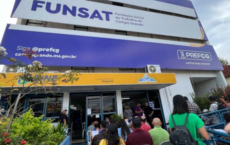 Funsat oferece mais de duas mil vagas de empregos em Campo Grande com oportunidades de estágio