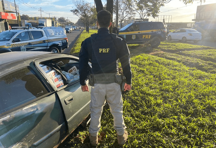 PRF prende condutor que causou acidente durante fuga em Campo Grande