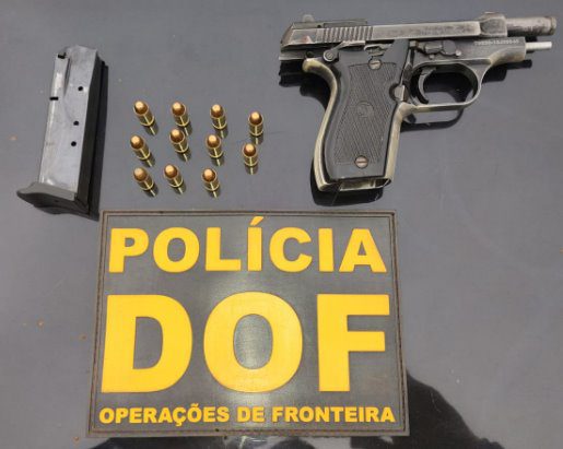 Ponta Porã: DOF apreende pistola e munições no Assentamento em Itamarati