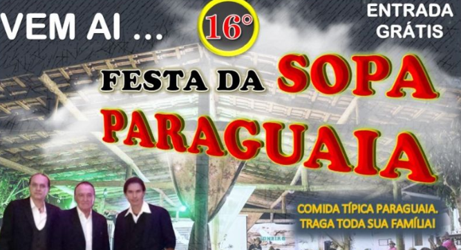 Aquidauana: XVI Festa da Sopa Paraguaia começa nesta sexta-feira (04)