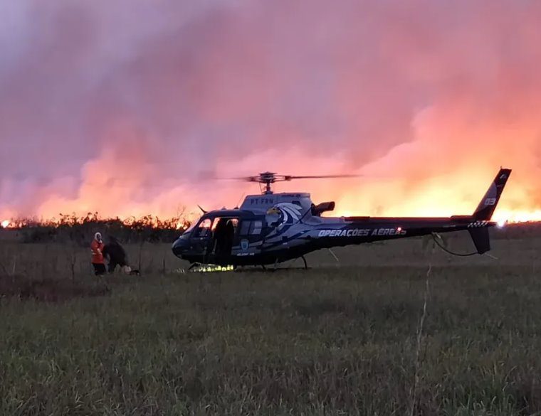 Fogo reascende no Pantanal; Mais de 1 milhão de hectares foram devastados pelas chamas