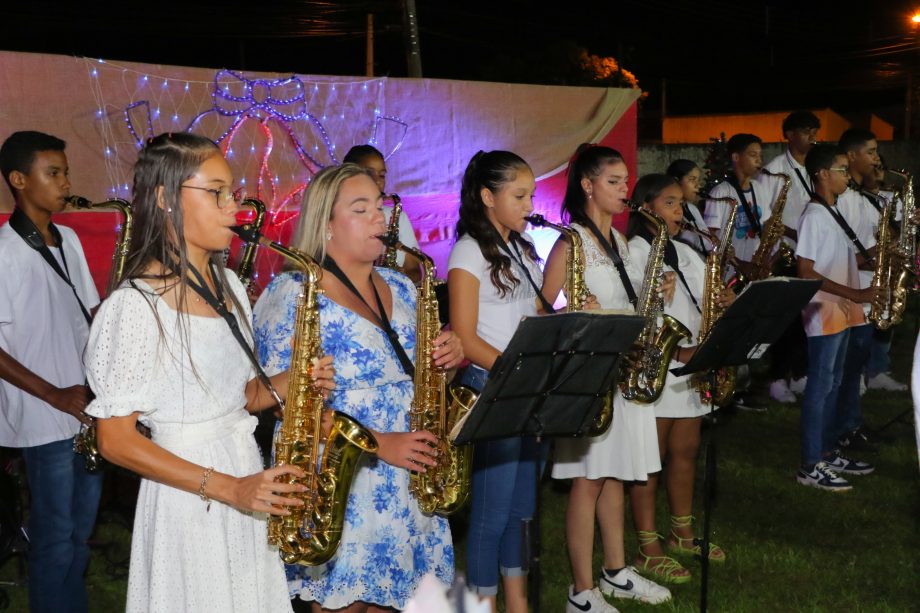 Banda Marcial encerra atividades anuais com encontro de famílias e apresentações culturais