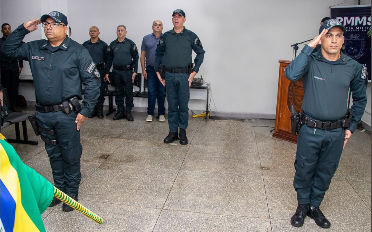 Cinco Unidades da PMMS recebem novos comandantes em Campo Grande