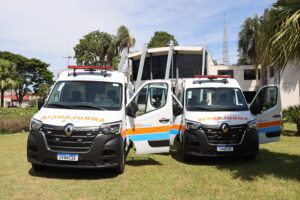 Saúde de Ponta Porã recebe novas ambulâncias