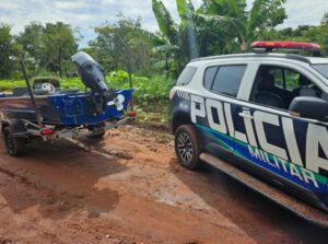 Em ação eficiente do 9° BPM, policiais recuperam barco furtado em Campo Grande