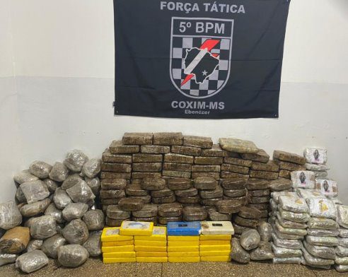 Polícia Militar apreende carga de cocaína, maconha e skunk em Rio Verde
